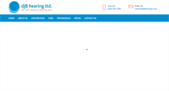 Desktop Screenshot of djbhearing.co.uk